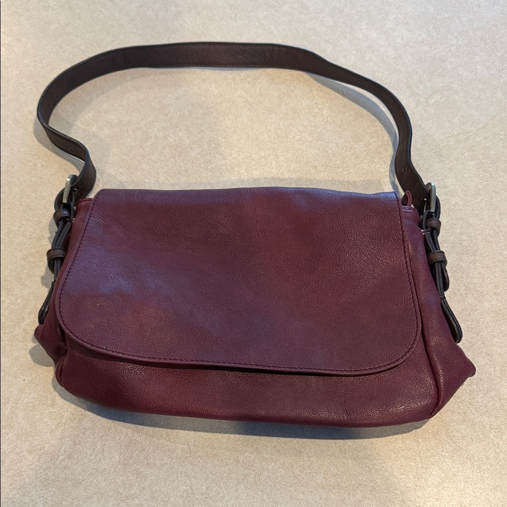Joy Susan Deep Red Shoulder Bag